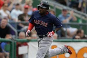 Jackie Bradley Jr. has raised his spring average to .444.