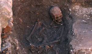 The skeleton of King Richard III was unearthed beneath a municipal parking lot late last year. 