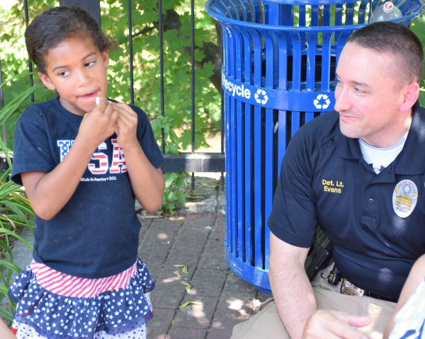 From a story in The Commons "To protect and - serve lunch!"